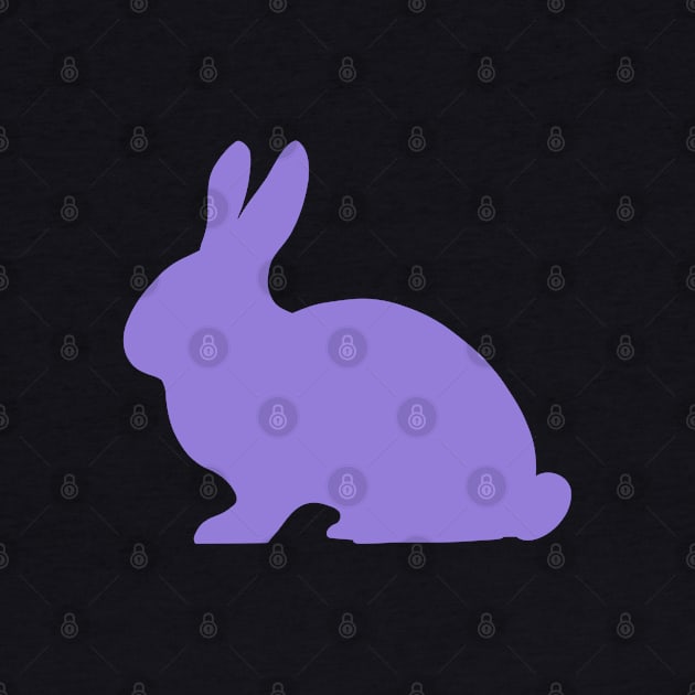 Bunny Rabbit Pattern in Purple by OneThreeSix